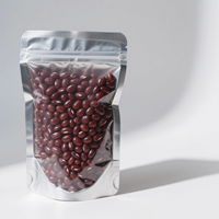 Sachet Doypack Scellable avec Fermeture Ziploc, Réutilisable, en Aluminium Transparent Doré Argenté de Qualité Alimentaire