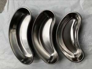 Placa en forma de riñón de acero inoxidable Bandeja de riñón de tipo profundo Tamaño pequeño mediano grande/SX - Product Image 5