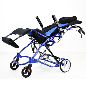 Fauteuil roulant pour enfant inclinaison dans l'espace fauteuil roulant pour un voyage convivial fauteuil roulant pour paralysie cérébrale - Product Image 3