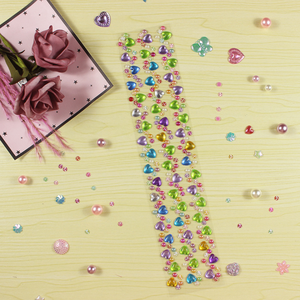 Autocollants auto-adhésifs en cristal diamant Bling strass Diy - Product Image 4