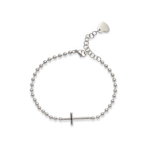 Bracciale con ciondolo a croce, più colori disponibili - Product Image 4