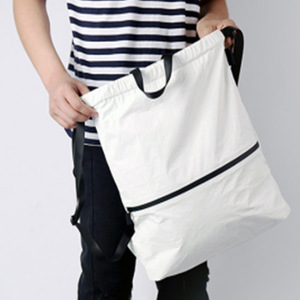 กระเป๋าเป้สะพายหลังเชือกรูดปรับแต่งได้กระเป๋ากันน้ำเป็นมิตรกับสิ่งแวดล้อมกระเป๋ากีฬาเดินทางกลางแจ้งที่มีลวดลายและโลโก้ - Product Image 1