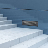 Lampes LED encastrées durables pour marches d'escalier extérieures, luminaires de jardin DC 24V 5W avec abat-jour en aluminium et verre 3000K 6500K, lampes murales intérieures pour escaliers