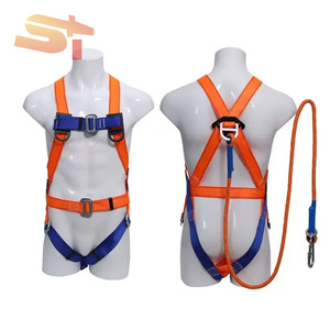 Cinto de Segurança Certificado CE SIKE com Fivela de Conexão Rápida, Comprimento Ajustável, Anel D de Aço, Âncora Vertical para Linha de Vida, Capacidade de Quebra de 2200kg - Product Image 4