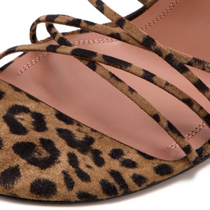 <span class=keywords><strong>Zapatos</strong></span> <span class=keywords><strong>de</strong></span> Diseñador 2026, Sandalias <span class=keywords><strong>de</strong></span> Tacón Delgado con Tiras Finas y <span class=keywords><strong>Cordones</strong></span>, Estilo Leopardo, para Fiestas, Súper Modernas - Product Image 4