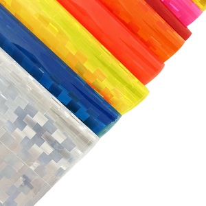 Vinilos de PVC reflectantes de PVC Quanzhou, láminas reflectantes flexibles cuadradas grandes en relieve, lámina reflectante prismática para ropa de trabajo - Product Image 3