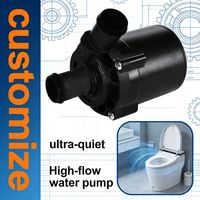 Pompe sans balais 12V/24V pour toilettes intelligentes et évier cuisine - Basse pression, silencieuse, personnalisation OEM