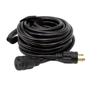 l5-30p 30a rv cord locking 30amp detachable rv marine extension cord locking generator cord