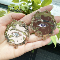 Fabricant de badges en métal émaillé personnalisés sans minimum de commande, badges en émail anime avec paillettes