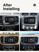 7 inç 8 inç 9 inç Android Araç Teйbi VW Passat Jetta Golf Tiguan için CarPlay Android Auto Araç Radyosu Multimedya Video Oynatıcı