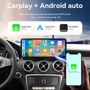 Mookaka 12.3 pouces Android 13 Autoradio pour <span class=keywords><strong>Mercedes</strong></span>-Benz GLA CLA <span class=keywords><strong>Classe</strong></span> <span class=keywords><strong>A</strong></span> 2016 2017 <span class=keywords><strong>2018</strong></span> Navigation GPS avec Carplay FM AM - Product Image 3
