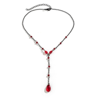 SHIXIN bijoux de mode accessoires européens et américains Hip hop tour de cou Simple personnalité Goth Cro-coeur collier niche femmes