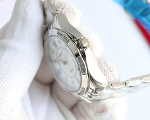 Reloj de Pulsera Elegante para Mujer, Marca de Lujo, con Diamantes de Imitación, Movimiento de Cuarzo, Caja Cuadrada, Esfera de Negocios, con Brazalete - Product Image 6