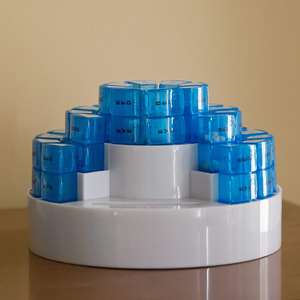 กล่องยาแนวธุรกิจแบบคลาสสิกกล่องใส่ยาเม็ดพลาสติกขนาดใหญ่รายเดือนวัสดุพีพีเอบีเอสกล่องจัดเก็บยารายสัปดาห์ - Product Image 5