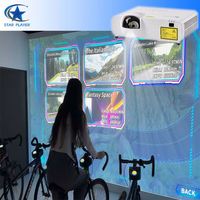Simulador de Ciclismo Interactivo para Competición Multijugador, Escenas de Ejercicio Físico, Simulador de Carreras de Ciclismo para Interiores y Exteriores