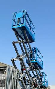 China Factory Lift Altura 8-16m Construção Elétrica Scissor Lift <span class=keywords><strong>Platform</strong></span> Escada Elevada Plataforma De Trabalho Aéreo - Product Image 4