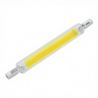 Ampoule LED COB en verre pour hôtel, double extrémité R7S, 78 mm, 118 mm, 189 mm, 2700 K, 10 W, AC