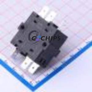 FR04-322B3Q16L-R Rotary Switch Through hole Component (THT) Switch Flat Type Solder Tab 100000 26A - Product Image 1