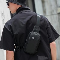 Mini sac de poitrine pour randonnée marche vélo voyage cyclisme chargeur USB