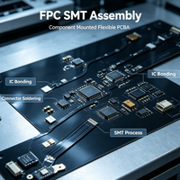Service d'assemblage SMT de FPC sur mesure, câble flexible pour caméra PCB, câble tactile flexible, prototype FPC en cuivre roulé pour l'électronique grand public