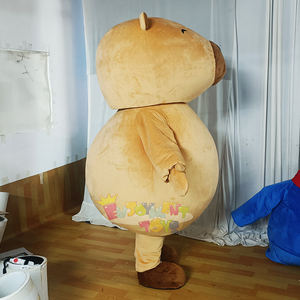 Costume de mascotte en peluche Capybara marron mignon, taille réelle, costume de rongeur de dessin animé pour les festivals, les événements de vacances et les promotions de marque - Product Image 2