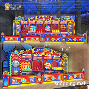 LTG Super Carnival Indoor Carnival Games 6-en-1 con diseño de circo de luz de sonido para niños adultos Centro de entretenimiento familiar - Product Image 1