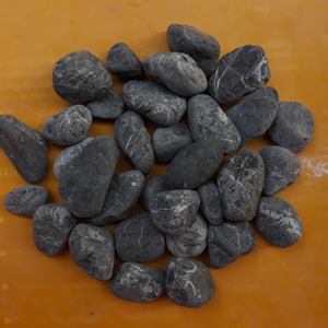 Pierres pantoufles noires en plastique, décoration pour jardin, pavé - Product Image 2