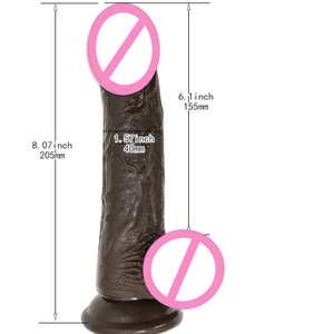 Weicher Flüssigsilikon Realistischer Dildo - Umweltfreundliche G-Punkt-Stimulation Künstlicher <span class=keywords><strong>Penis</strong></span> Starker Saugnapf Erwachsenen-Spielzeug Großhandel - Product Image 2