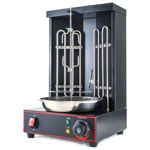 Horno Eléctrico Vertical para Asar Shawarma, Broiler, Kebab, Parrilla Al Pastor Giratoria, Temperatura Integrada, 4000W, Metal, Grande - Product Image 5