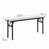 Table de formation multifonctionnelle moderne pour l'extérieur avec structure métallique, pour événements et approvisionnement transfrontalier