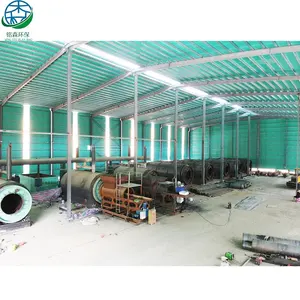 Waste Tyre Rubber Recycling Processing Machinery With CE To Make Good Quality Diesel