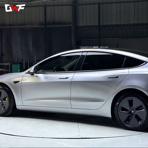 PVC fundido alto brillo metálico GT plata vinilo envoltura coche película cubierta calcomanías vehículo <span class=keywords><strong>Tuning</strong></span> accesorios coche pegatinas - Product Image 5