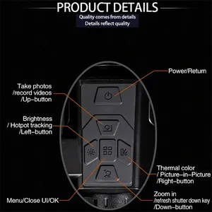 กล้องกันน้ำระยะไกล IP66 C19 Mp-35lrf ความละเอียดสูง มองเห็นในเวลากลางคืนด้วยอินฟราเรด พร้อมคลิปหนีบ - Product Image 4