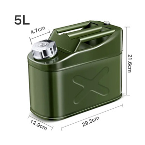Jrigen-Jerigen Beli Derigen Metal, jhercan Bensin Solar Bahan <span class=keywords><strong>Bakar</strong></span>, 20 litros, 5 galones, Militer estándar - Product Image 2