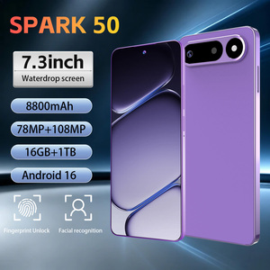 Nuevo Spark50 4G/5G Android 15, Teléfono Inteligente Octa Core de 7.3 Pulgadas HD con Reconocimiento Facial, Huella Dactilar y Batería de 5000 mAh - Product Image 3
