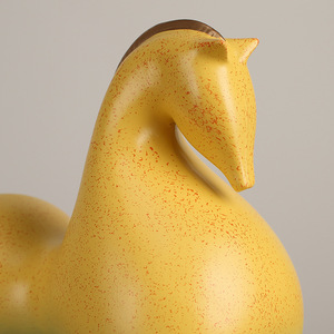 Ceramic Horse Figurine Modern Minimalist Abstract Animal Sculpture Home Decoration <b>Art</b> Piece - Product Image 4