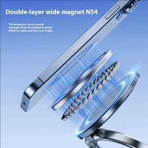 Soporte magnético para teléfono móvil Ventosa al vacío Aleación de aluminio Ventosa para teléfono móvil Soporte de navegación para teléfono móvil - Product Image 5