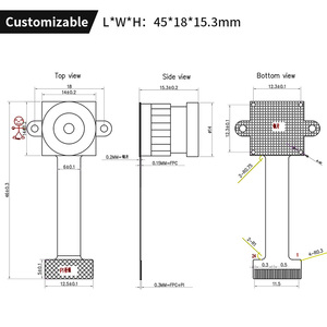 1/4 pouces Cmos NT99141 720P 1 mégapixel faible luminosité Mini Dv appareil portable Module de caméra prise en charge ESP32 - Product Image 5