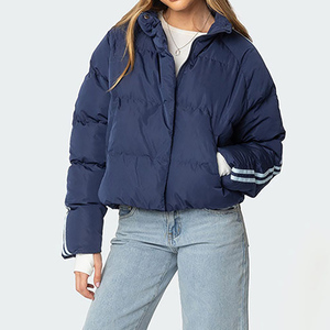 <span class=keywords><strong>Chaqueta</strong></span> de Invierno Acolchada para Mujer, Personalizada, de Alta Calidad, Tejida con Remaches, Estilo <span class=keywords><strong>North</strong></span>-<span class=keywords><strong>Face</strong></span>, Impermeable y Resistente al Viento, Rellena de Poliéster - Product Image 2