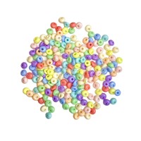 Perles acryliques en forme de goutte d'eau 3*5mm, 500g/sac, couleurs macaron mélangées, perles en vrac pour accessoires de bijoux, bracelet DIY, matériel de perlage