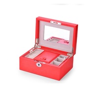 TongXing personnalisé carré boîte-cadeau à la mode voyage stockage étui à bijoux pour femmes boucles d'oreilles Bracelets-fait à la main bois daim