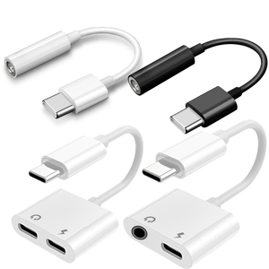 Type-C iOS 8 Pin cho <span class=keywords><strong>iPhone</strong></span> đến 3.5mm jack aux Tai nghe Splitter cáp cho Samsung <span class=keywords><strong>iPhone</strong></span> 15 14 Type-C tai nghe chuyển đổi cáp - Product Image 2