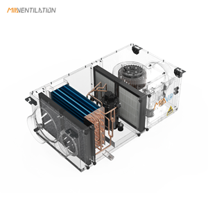 Mise à niveau de l'humidité 33L/D avec volume d'air 350 m3/h Air frais Commercial <span class=keywords><strong>mur</strong></span> maison déshumidificateur pour usine bureau <span class=keywords><strong>vmc</strong></span> double flux - Product Image 5