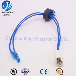 Сертифицированный UL кабельный жгут на заказ с ферритовым фильтром (EMI), 2-контактный проводной узел с синим разъемом для защиты от помех - Product Image 5