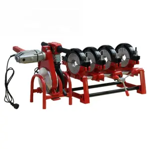 63-200mm Polyethylene Pipe Four Clamps Manual Butt Fusion Welding Machine