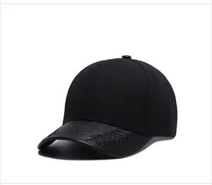 定制标志高品质棉无结构女男黑色成人经典运动帽定制4海标志棒球帽