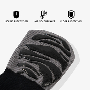 Chaussettes de Noël antidérapantes en tricot pour animaux de compagnie, avec renfort en caoutchouc, protection des pattes pour grands chiens et chats - Product Image 5