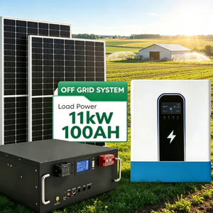 Système solaire hors réseau 11 kW à batterie LiFePO4, sans facture d'électricité, contrôleur MPPT, solution de stockage d'énergie domestique 30 kWh, <span class=keywords><strong>service</strong></span> de conception - Product Image 1