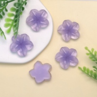 Fleurs de frangipanier plates en résine de 25 mm pour scrapbooking, décoration de téléphone, nœuds pour cheveux, bijoux, artisanat, breloques pour slime, 100 pièces