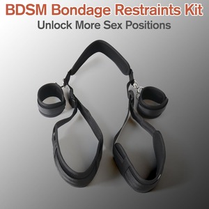 Kit BDSM per Adulti Principianti, Set di Costrizioni per Letto, Manette, Costrizioni per Collo e Caviglie, Gioco Erotico per Coppie, Giocattolo Sessuale per Donne - Product Image 1